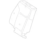 4639205405 - Rear Seat: Padding, Rr Seat Backrest for Mercedes-Benz Image