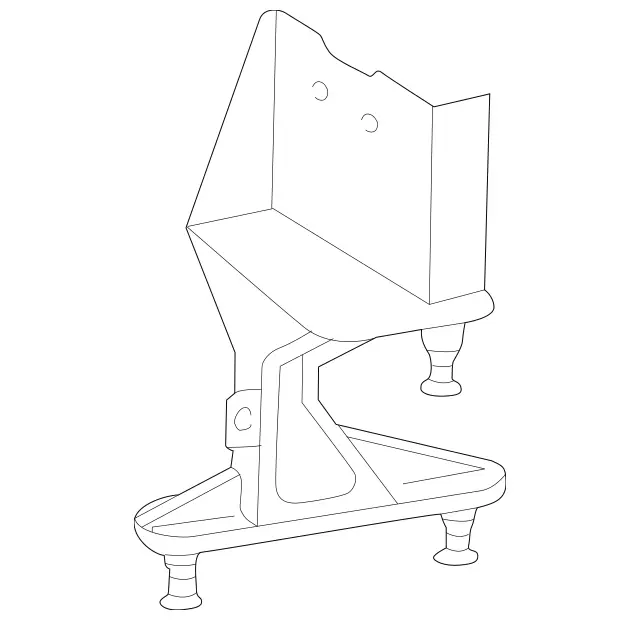 2034310240 - Brakes: Holder for Mercedes-Benz: 180C, C230, C240, C280, C32 AMG, C320, C350, C55 AMG, CLK320, CLK350, CLK500, CLK55 AMG, CLK550, CLK63 AMG Image image