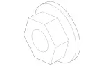 9902250 - Electrical Equipment and Instruments: Hexagon Nut with Collar for Mercedes-Benz: 180C, 300S, C230, C240, C280, C300, C32 AMG, C320, C350, C55 AMG, CL500, CL55 AMG, CL550, CLK320, CLK350, CLK430, CLK500, CLK55 AMG, CLK550, CLS500, CLS55 AMG, CLS550, E320, E430, E55 AMG, E550, G55 AMG, GL320, GL550, GLK350, ML320, ML350, ML430, ML450, ML500, ML55 AMG, ML550, R350, R500, S350, S400, S430, S55 AMG, S600, S63 AMG, SL500, SL55 AMG, SL550, SLC300, SLK230, SLK280, SLK300, SLK320 Image