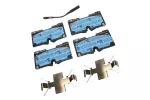 84847749 - Brake: Front Brake Pad Set for Cadillac: Escalade, Escalade ESV | Chevrolet: Silverado 1500, Silverado 1500 LTD, Suburban, Tahoe | GMC: Sierra 1500, Sierra 1500 Limited, Yukon, Yukon XL Image
