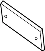 87374AR000 - Body: Front Trim for Infiniti Image