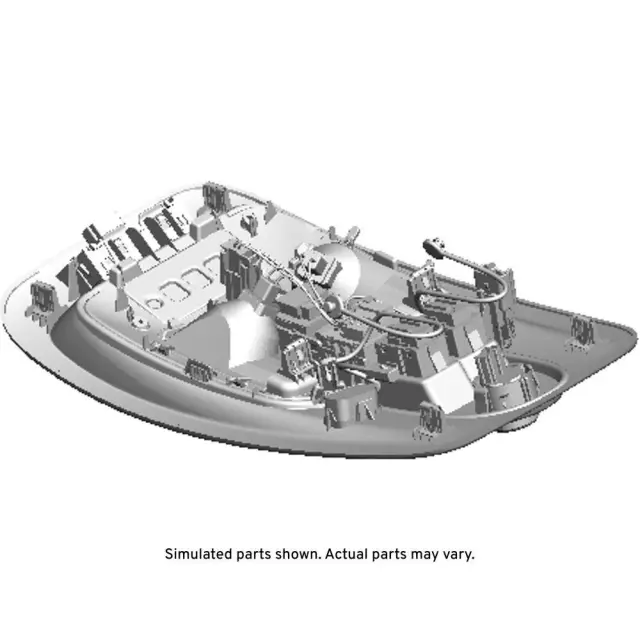 22882884 - : Light Titanium Roof Console for GMC: Terrain Image