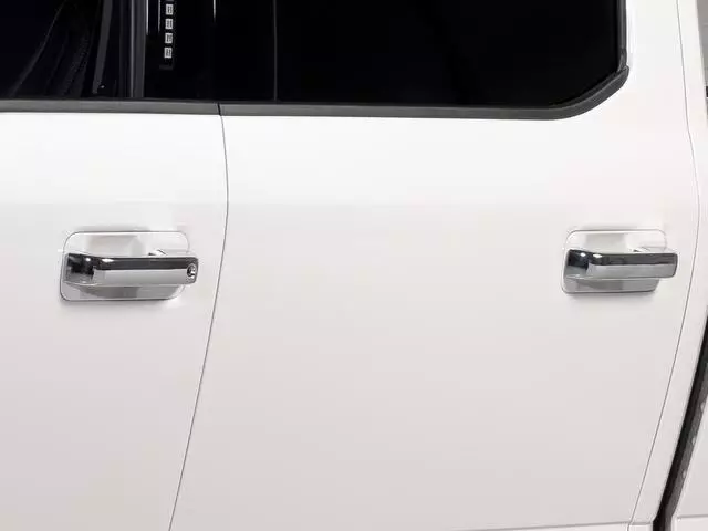 VFL3Z1522404B - Exterior: Door Handle Trim, Chrome, Handle Only for Ford: E-350 Super Duty, E-450 Super Duty, F-150, F-250 Super Duty, F-350 Super Duty, F-450 Super Duty, F-550 Super Duty Image