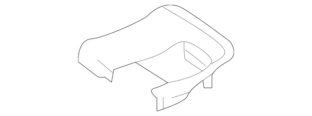 247929350064 - Rear Seat: Cover, Seat Guide Rail for Mercedes-Benz: EQB 250+, EQB 300, EQB 350, GLB250, GLB35 AMG Image