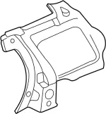 766300W030 - Body: Inner Panel for Infiniti Image