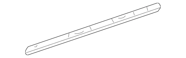 2166830224 - Covering and Lining: Strip for Mercedes-Benz: CL550, CL600, CL63 AMG, CL65 AMG Image image