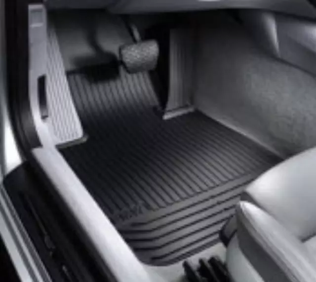 51470439165 - Interior: Rubber Floor Mats - Grey - Front for BMW: 128i, 135i Image