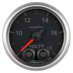 5683 - : GAUGE, VOLTMETER, 2 1/16", 18V, DIGITAL STEPPER MOTOR W/PEAK &amp; WARN, ELITE for AutoMeter Image