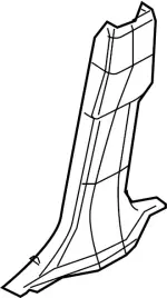 76916CG002 - Body: Center Pillar Trim for INFINITI: FX35, FX45 Image