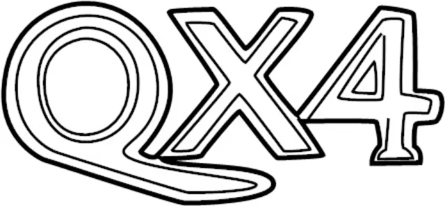 908941W311 - Body: Nameplate for INFINITI: QX4 Image