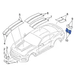 KR3Z9920000CB - Body: Stripe Tape for Ford: Mustang Image