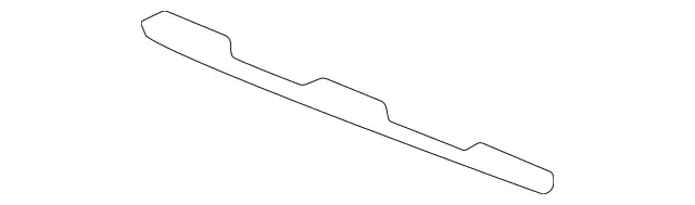 2538883500 - Detachable Parts: Trim Bar for Mercedes-Benz: GLC300, GLC43 AMG, GLC63 AMG, GLC63 AMG S Image image