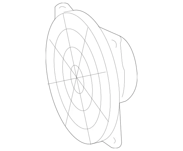 4638200402 - Body: Rear Speaker for Mercedes-Benz Image
