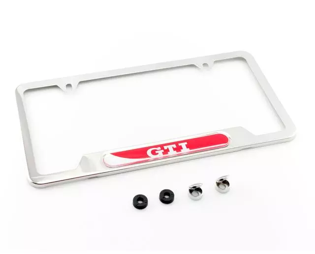 License Plate Frame - Gti - Polished - Volkswagen (5GV-071-801)