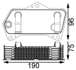 CLC202000S - : Engine Oil Cooler for Behr Image