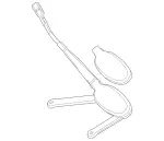 2478204600 - Electrical System: Wiper Arm for Mercedes-Benz: 180b, GLA250, GLA35 AMG, GLA45 AMG Image