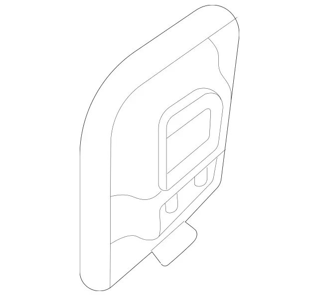 1678310401 - Heating and Ventilation: Sealing Frame for Mercedes-Benz: GLE350, GLE450, GLE450e, GLE53 AMG, GLE580, GLE63 AMG S, GLS450, GLS580, GLS63 AMG, Maybach GLS600 Image image