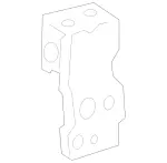 2126200514 - : Holder for Mercedes-Benz: CLS400, CLS550, CLS63 AMG, CLS63 AMG S, E250, E350, E400, E550, E63 AMG, E63 AMG S Image