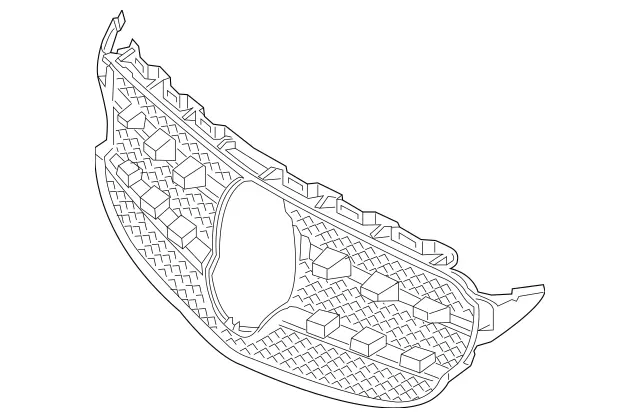 2058804202 - Detachable Parts: Protective Grille for Mercedes-Benz: C350e, C400, C450 AMG, C63 AMG Image image