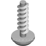 13276841 - : Steering Wheel Lower Cover Bolt for GM Image