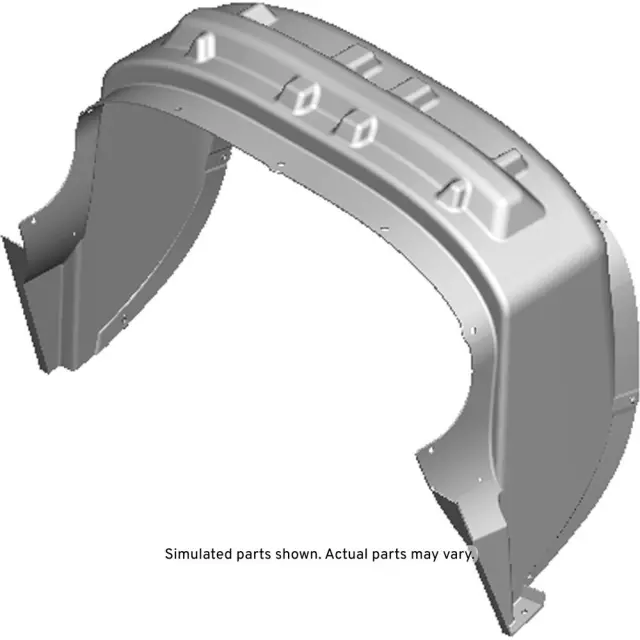 10384443 - Body: Wheel Housing Side Panel for Chevrolet: Silverado 1500, Silverado 2500 HD, Silverado 3500 HD | GMC: Sierra 1500, Sierra 2500 HD, Sierra 3500 HD Image