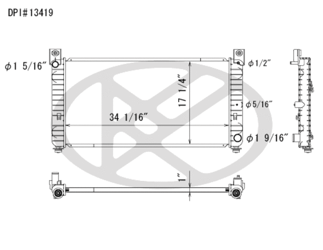 A13419 - : Koyorad Radiator for Koyo Image