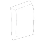 90769058009K83 - : Rear Molding for Mercedes-Benz Image