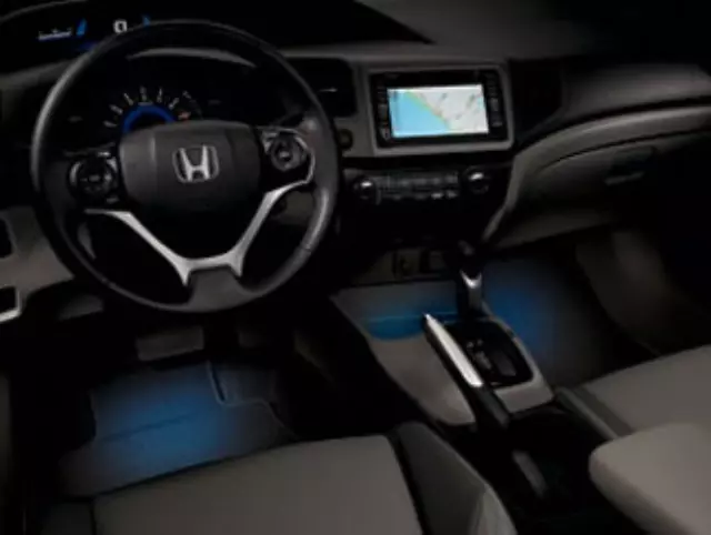 8E10TR0100D - Interior: 2013-2015 Honda Civic - Interior Illumination Blue for Honda: Civic Image