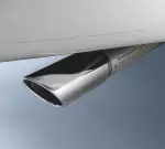 HC3Z5K238A - : Chrome Exhaust Tip - For Gas Engines for Ford: E-350 Super Duty, E-450 Super Duty, F-250 Super Duty, F-350 Super Duty, F-450 Super Duty, F-550 Super Duty Image