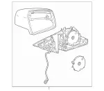 2078101576 - Front Doors: Mirror Frame for Mercedes-Benz: E550 Image
