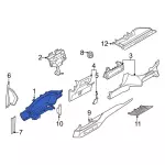 LJ6Z78044D70AE - Body: Cluster Bezel for Ford: Escape Image