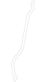 1677224900 - Front Doors: Link Rod for Mercedes-Benz Image