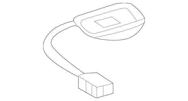 2028201035 - Electrical System: Microphone for Mercedes-Benz: 300SD, 300SL, 400SE, 400SEL, 500SEC, 500SEL, 500SL, 600SEL, 600SL, C220, C230, C280, C43 AMG, E420, E430, S420, S430, S55 AMG, SL320 Image image