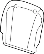 87640HW00A - Body: Seat Back Panel for Infiniti Image