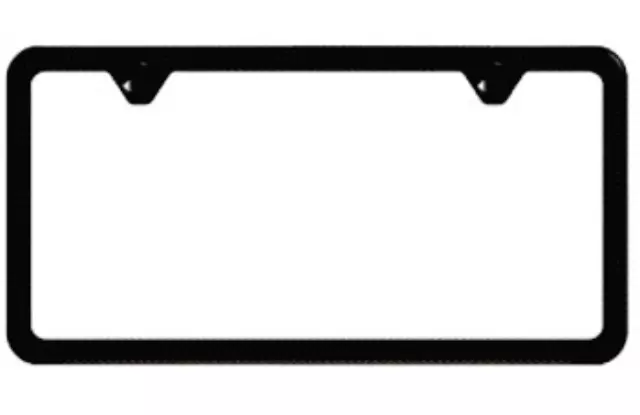 C2A1178 - Exterior: License Plate Frame - Slimline - Black for Jaguar: E-Pace, F-Pace, F-Type, I-Pace, XE, XF, XJ, XJR575, XK Image