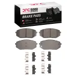 1552239802 - : DFC 5000 Advanced Brake Pads - Low Metallic and Hardware Kit for DYNAMIC FRICTION Image