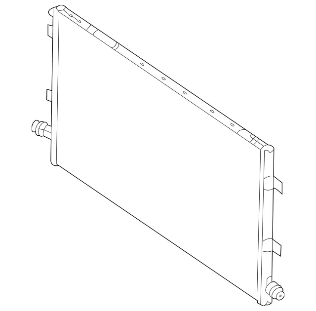 2475003800 - Radiator: Coolant Radiator for Mercedes-Benz: 220a, A220, A35 AMG, CLA250, CLA35 AMG, GLA250, GLA35 AMG, GLB250, GLB35 AMG Image image