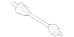1643500010 - : Rear Axle Shaft for Mercedes-Benz: GL320, GL550, ML320, ML350, ML450, ML500, ML550 Image