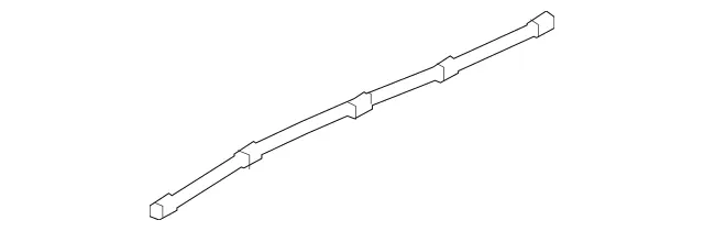 2137209704 - Driver Door: Retaining Rail for Mercedes-Benz: E300, E350, E43 AMG, E53 AMG, E63 AMG S Image image