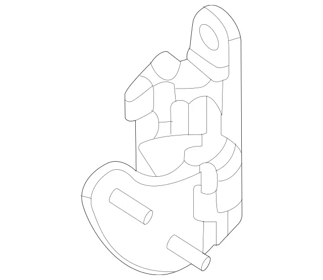 1677303410 - Rear Doors: Hinge for Mercedes-Benz: GLE350, GLE450, GLE450e, GLE53 AMG, GLE580, GLE63 AMG S, GLS450, GLS580, GLS63 AMG, Maybach GLS600 Image image