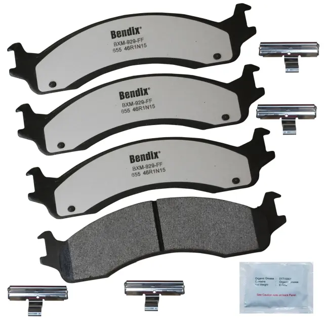 MKD655FM - Brakes &amp; Brake Parts: BENDIX Fleet MetLok Brake Pad for BENDIX Image