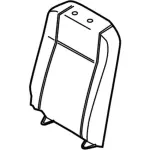 CK4Z6366601UC - Body: Seat Back Cover for Ford Image