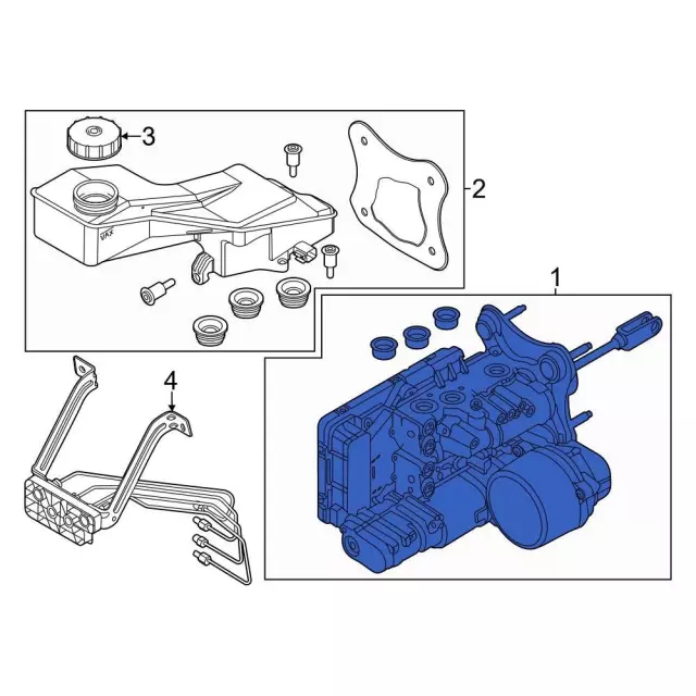Booster Assembly Brake - Ford (PL3Z-2005-F)