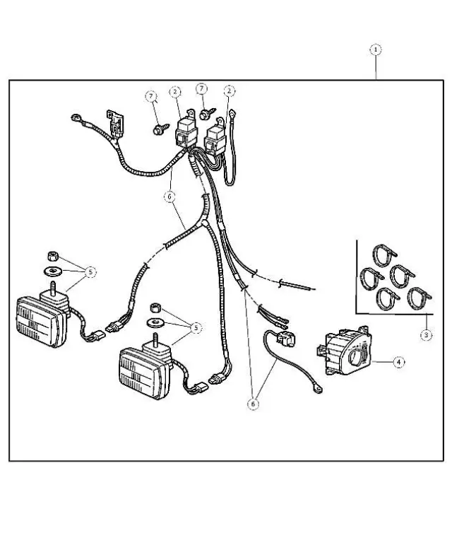 82201230 - : Fog Light Kit for Mopar Image