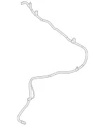 2548603200 - Emergency Equipment Windshield Washer System: Hose Line for Mercedes-Benz: GLC300, GLC350e, GLC43 AMG, GLC63 AMG S E Performance Image