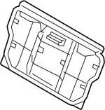 886015CA0A - Body: Seat Back Frame for Infiniti Image