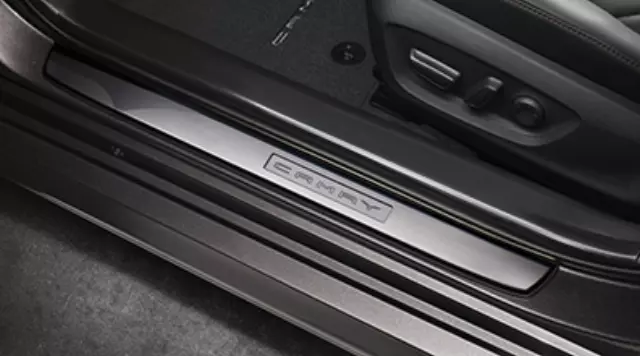 Door Sill Protectors, Brushed Steel - Toyota (PT922-03182)