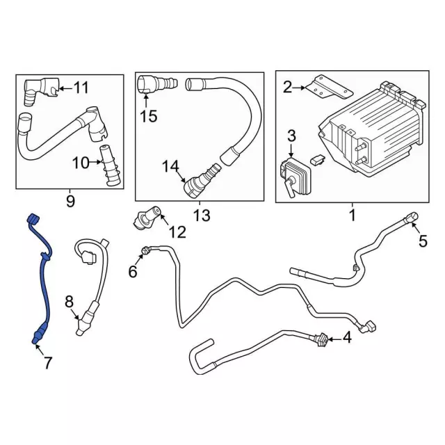 DY1732 - Emission Control: Motorcraft™ Oxygen Sensor for Ford: Transit-150, Transit-250, Transit-350, Transit-350 HD Image
