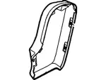BB5Z7861349AF - Body: Latch Cover for Ford: Explorer, Police Interceptor Utility Image