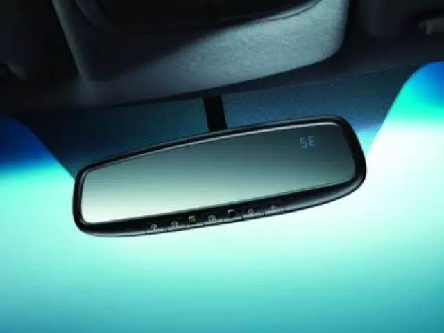 U86201M002 - Interior: Auto Dimming Mirror W/Homelink &amp; Compass for Kia: Forte Koup Image